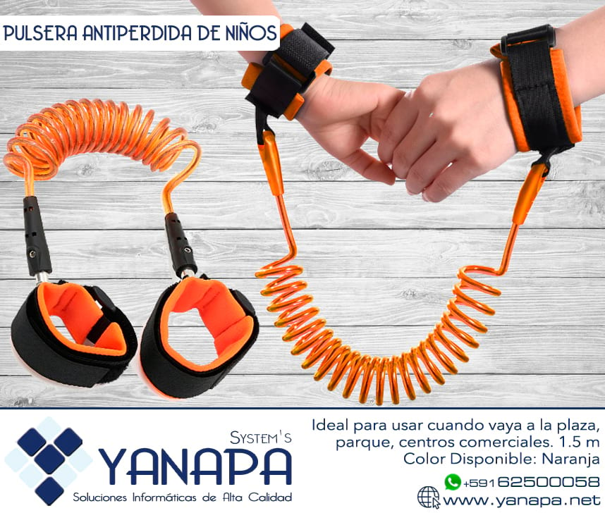 Pulsera Anti Perdida de Niños – YANAPA